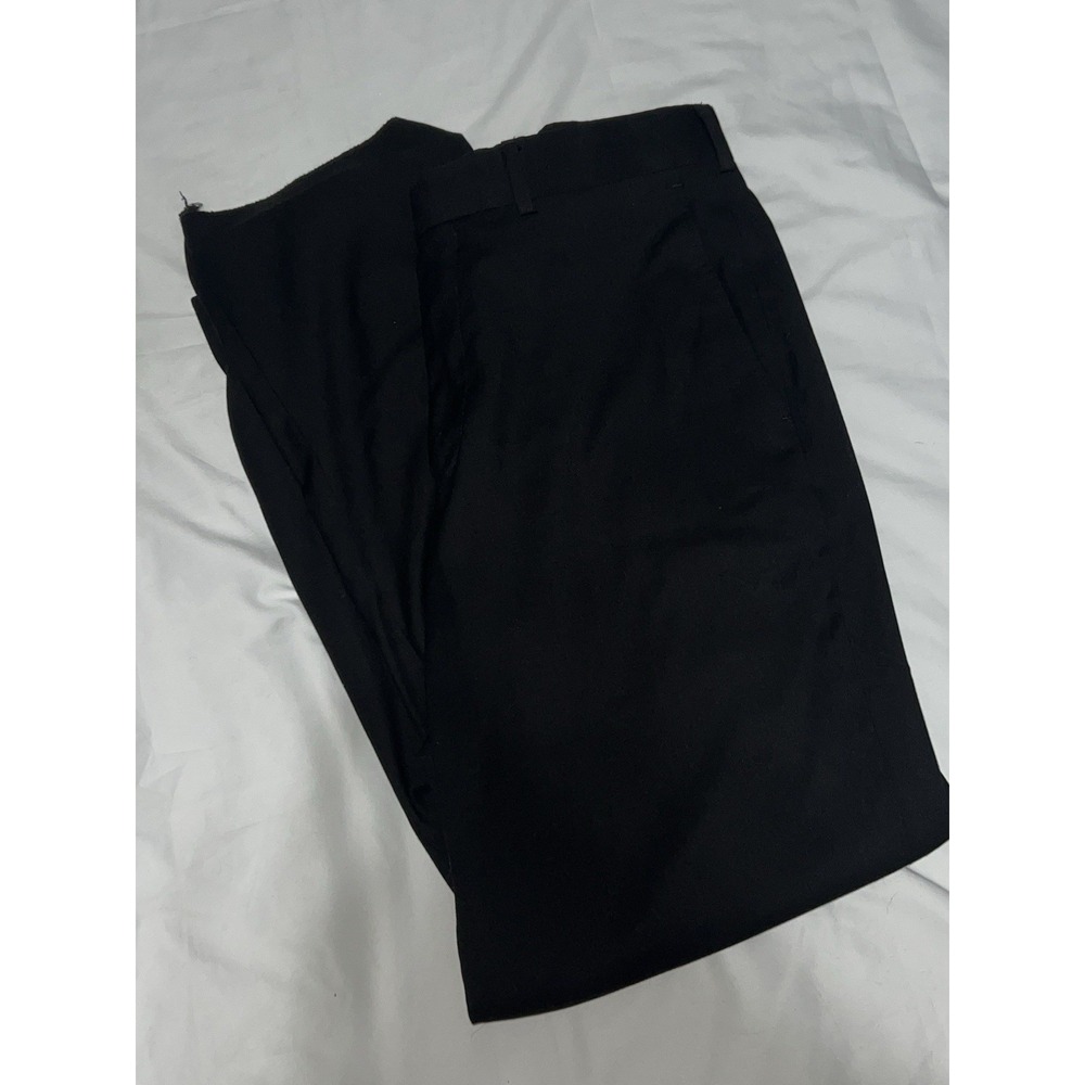 Axist Gold Label Men's Dress Pants Straight Fit Black Chino Polyester 30x30 Read